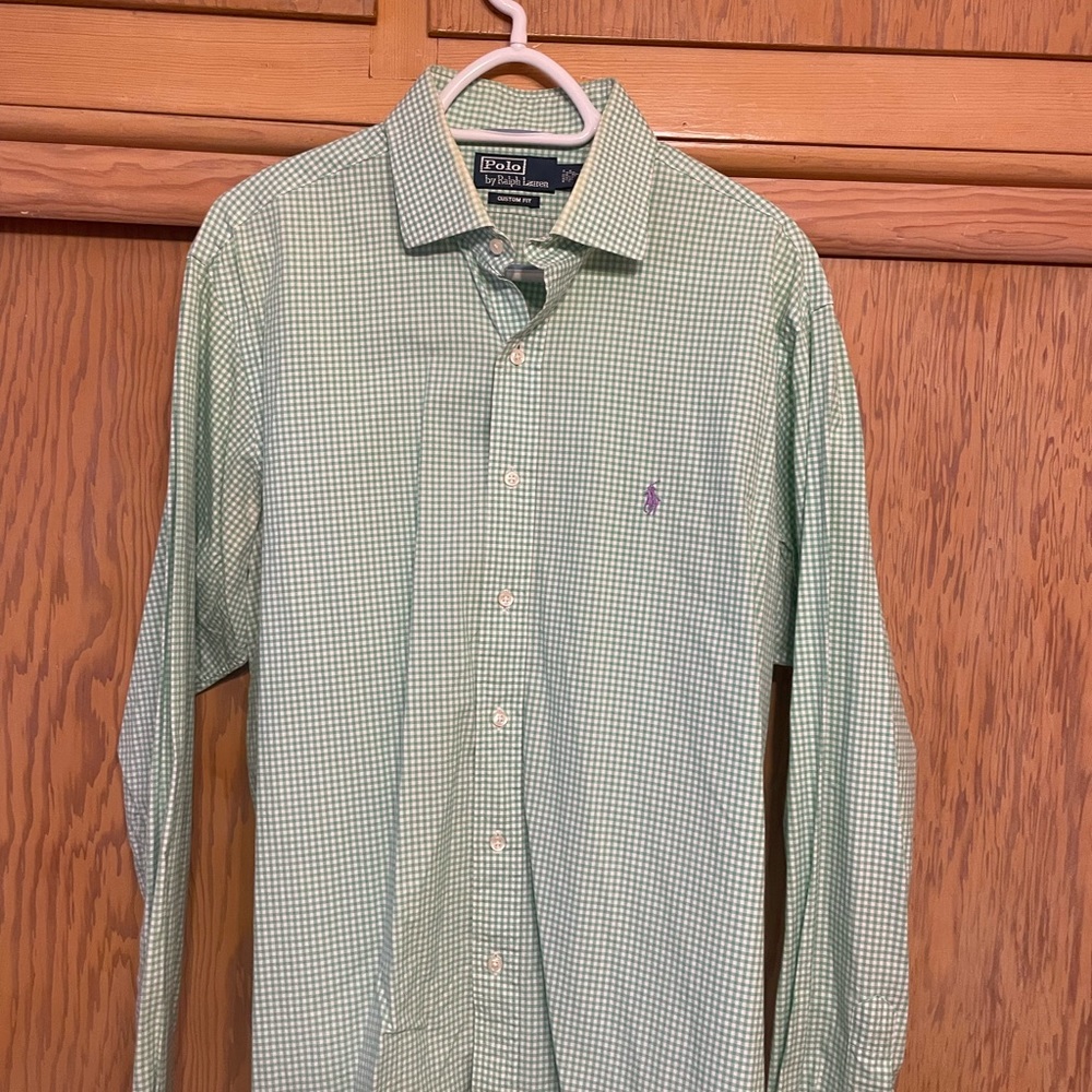 Ralph Lauren button up 17 neck 36/37
